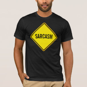 T-shirt signe de sarcasme