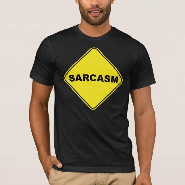 T-shirt Signe de sarcasme (Devant)