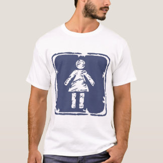 T-shirt Signe de toilettes pour dames