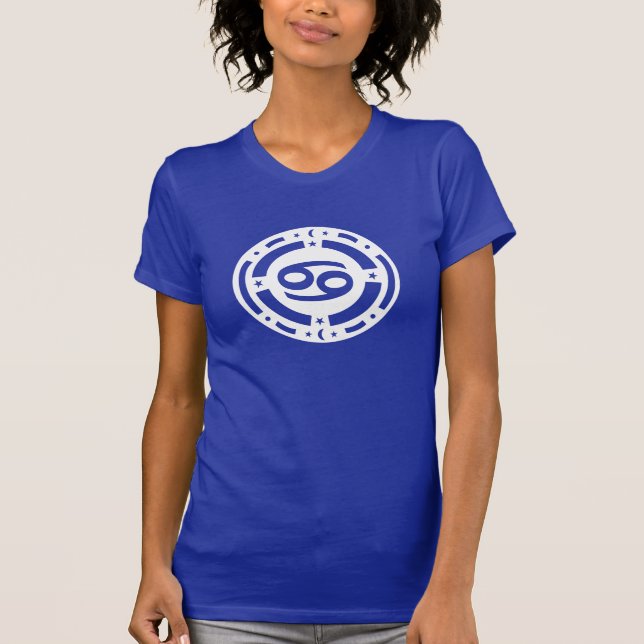 T-shirt Signe de zodiaque de Cancer (Devant)