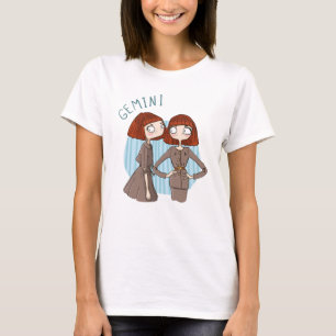 T-shirt Signe de zodiaque - Gémeaux - 21 mai - 20 juin
