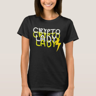 T-shirt Signe d'énergie et de puissance du type crypto fun