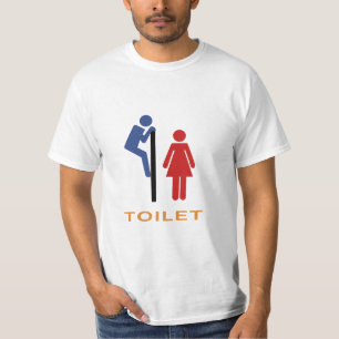 T-shirt Signe drôle de toilette
