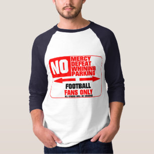 T-shirt Signe du football de stationnement interdit