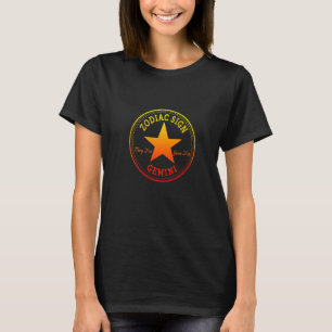 T-shirt SIGNE DU ZODIAQUE GÉMEAUX né en mai & juin Astrolo
