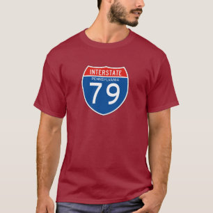 T-shirt Signe d'un état à un autre 79 - la Pennsylvanie