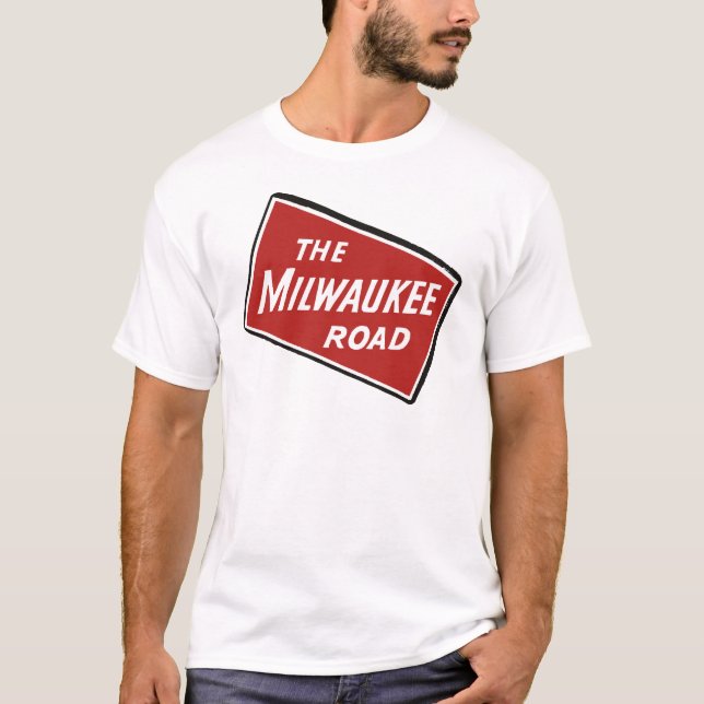 T-shirt Signe ferroviaire 2 de route de Milwaukee (Devant)