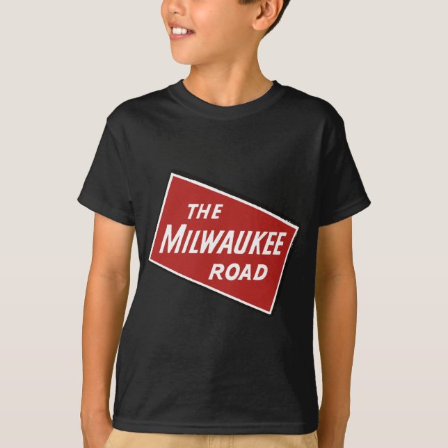 T-shirt Signe ferroviaire 2 de route de Milwaukee (Devant)