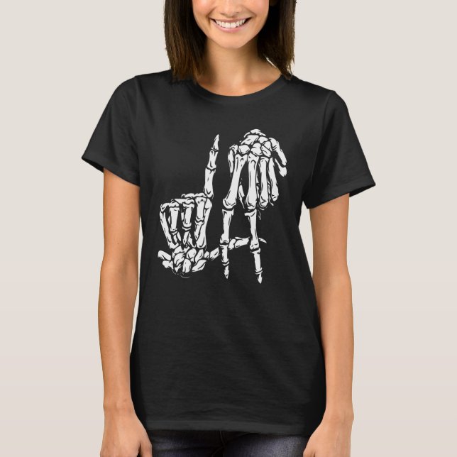 T-shirt SIGNE LA MAIN Lazy do-it-yourself Costume Hallowee (Devant)