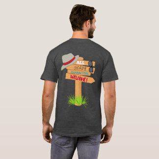 T-shirt Signe louche unisexe de caractères