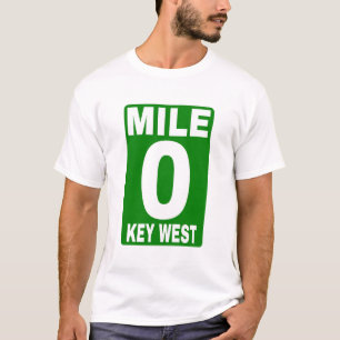 T-shirt SIGNE Mile 0 Key West Road