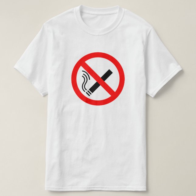 T-shirt Signe NO Smoking - Signal UK (Design devant)