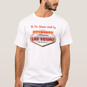 T-shirt Signe personnalisable de Las Vegas