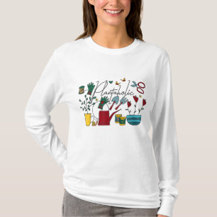 T-shirt Signe Plantaholic de Planter Je Veux Juste Travail