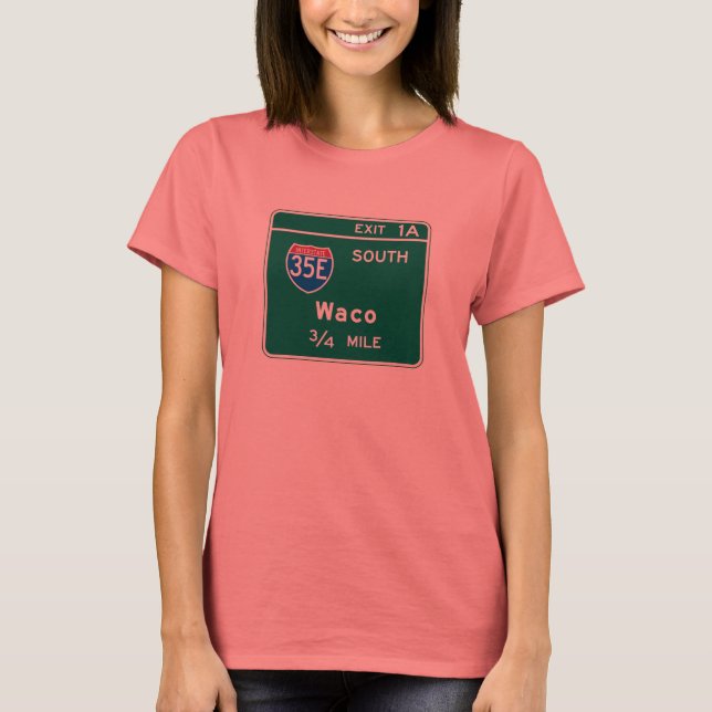 T-shirt SIGNE ROUTIÈRE Waco, TX (Devant)