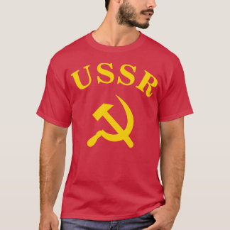 T-shirt Signe URSS et marteau et faucille symbole
