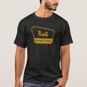 T-shirt SIGNE Vintage forestier national Routt Graphi insp
