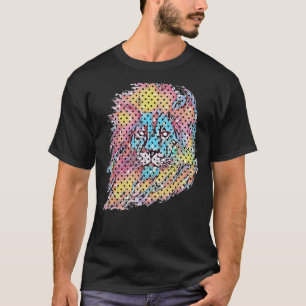 T-shirt SIGNE Zodiaque Lion Animal Tête Zodiac Leo Cadeau