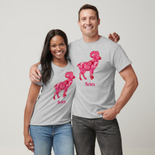 T-shirt Signe zodiaque pour les baies dans un Motif fracta