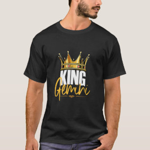 T-shirt SIGNE Zodiaque Roi Gemini Anniversaire Horoscope A