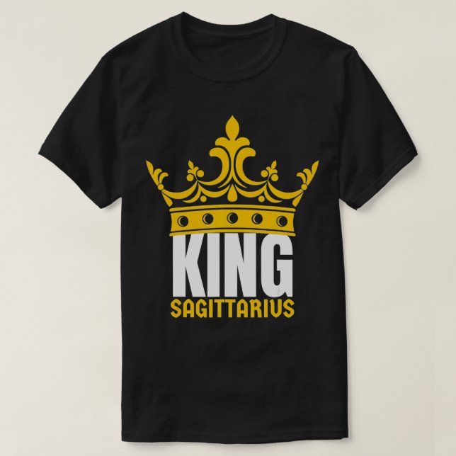 T-shirt SIGNE Zodiaque Roi Sagittaire Anniversaire (Design devant)