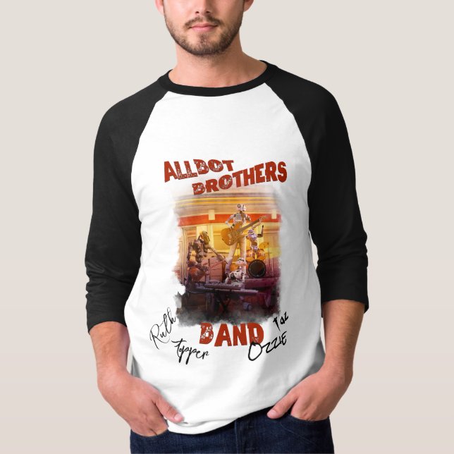 T-shirt Signed Allbot Brothers Band (Devant)