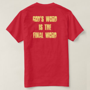 T-shirt Signes bibliques Tee - La Parole de Dieu est le MO