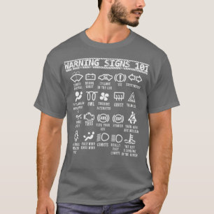 T-shirt Signes d'avertissement 101 drôle mécanique autom