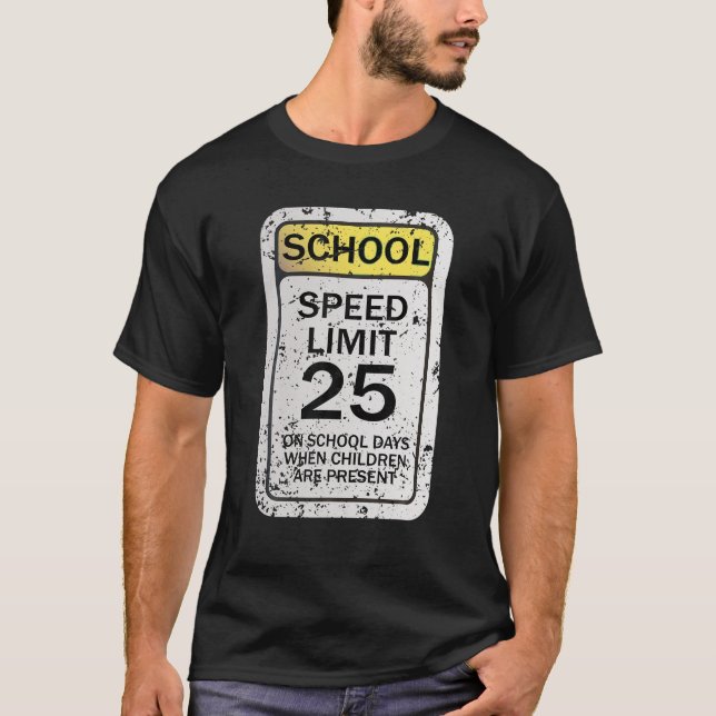 T-shirt Signes de circulation amusants Costume d'Halloween (Devant)