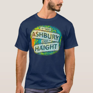 T-shirt Signes de Haight Ashbury les années 70 Flower Powe