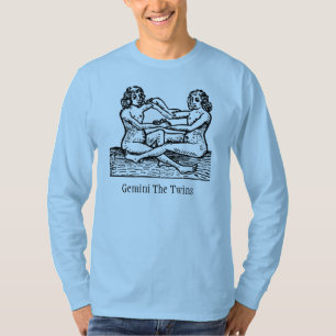 T-shirt Signes Zodiac Renaissance Médiévale Gemini Les Jum