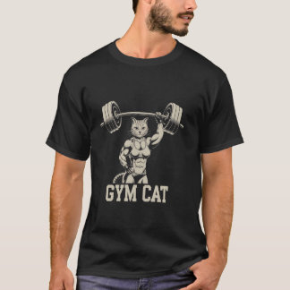 T-shirt Signification de chat de gym Costume de chat de gy