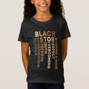 T-Shirt Signification de l'acronyme HISTOIRE NOIRE