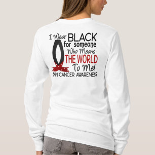 T-shirt Signifie le monde à moi cancer de la peau