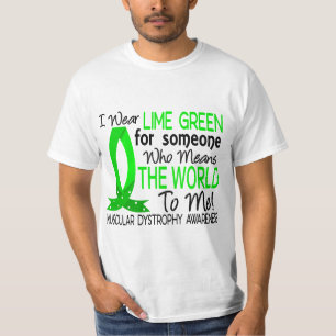 T-shirt Signifie le monde à moi dystrophie musculaire