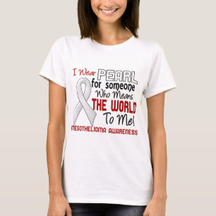 T-shirt Signifie le monde à moi le mèsothéliome 2