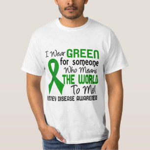 T-shirt Signifie le monde à moi maladie rénale 2