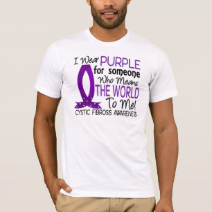 T-shirt Signifie le monde à moi mucoviscidose