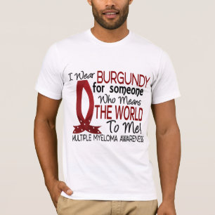 T-shirt Signifie le monde à moi myélome multiple