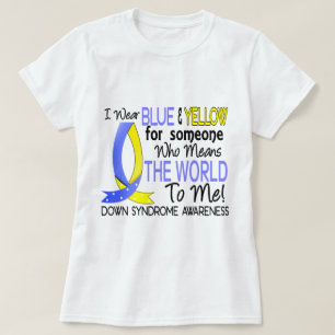 T-shirt Signifie le monde à moi syndrome de Down