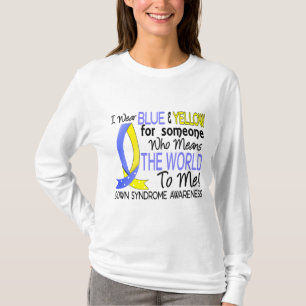 T-shirt Signifie le monde à moi syndrome de Down