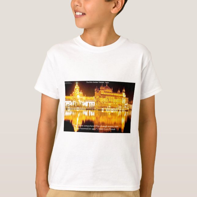 T-shirt Sikh Temple D'Or En Inde Cadeaux & Tee - shirts (Devant)