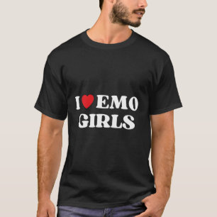 T-shirt S'Il Emo Cite Rouge Et Emo Style