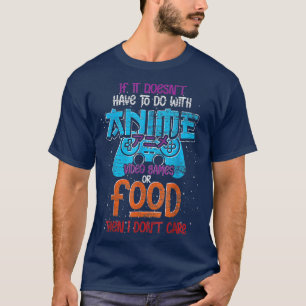 T-shirt S'Il N'A Pas À Faire Avec Les Jeux Vidéo D'Anime O