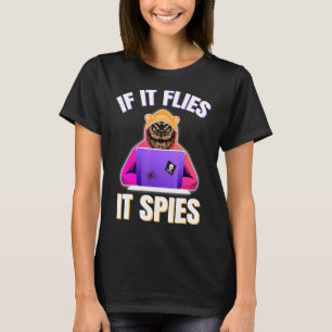 T-shirt S'Il Vole Il Espère Conspiration Théorie Oiseaux S