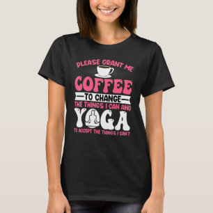 T-shirt S'il vous plaît accordez-moi du café pour changer