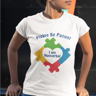 T-shirt S'Il Vous Plaît Être Patient Je Ne Suis Pas Autism