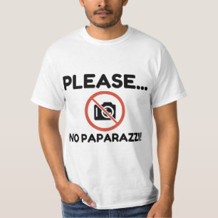 T-shirt S'Il Vous Plaît, Pas De Paparazzi !