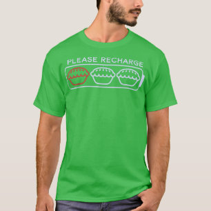 T-shirt S'Il Vous Plaît Recharger Pomme Pie Batterie Délic