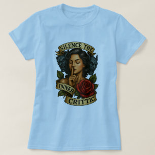 T-shirt Silence de l'intérieur critique tatouage style Tee